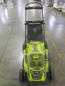 lot 22A image: Ryobi 40V 20in. Brushless Mower- Battery & Charger Not Included RY40108