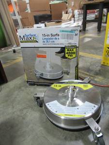 lot 233 image: SurfaceMaxx Pro Pro PW Surface Cleaner 4500-PSI, SGY-PWA77.  Unit does not spin or spray - Needs Work.
