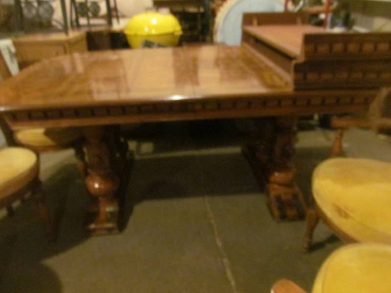 lot 126 image: dining table ,chairs