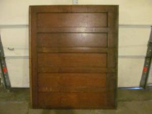lot 104 image: vintage wood panel