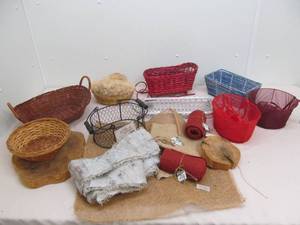 lot 132 image: baskets