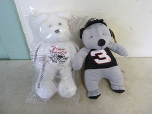 lot 62 image: 2 Dale Earnhardt Sr. Teddy Bears