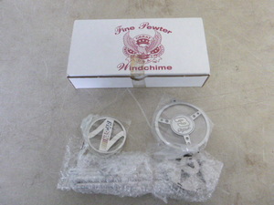 lot 68 image: Dale Earnhardt Sr. #3 Fine Pewter Wind Chime