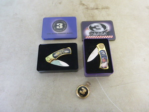 lot 71 image: 2 Dale Earnhardt Sr. Pocket Knives