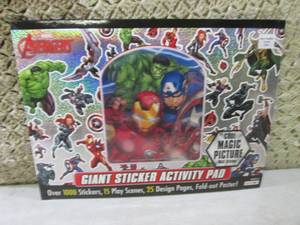 lot 29 image: Marvel Avengers Giant Sticker Activ...
