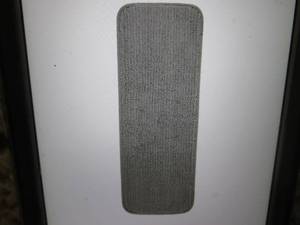 lot 129 image: Set of 7 Gray 9 x 26 Rubber Back ...