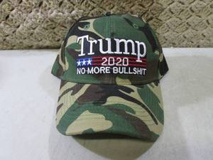 lot 145 image: Camo Trump 2020 No More BS Embroide...