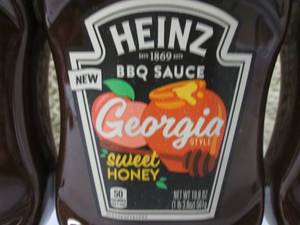 lot 163 image: 4 Bottles of Heinz Georgia Style Sw...