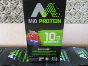 lot 168 image: Case of 12 Boxes of Mio Protein Mix...