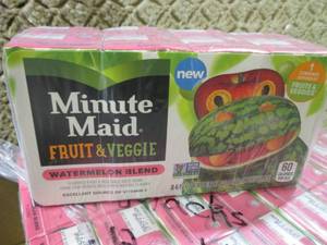lot 177 image: Case of 40 Minute Maid Fruit & Vegg...