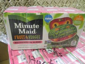 lot 179 image: Case of 40 Minute Maid Fruit & Vegg...