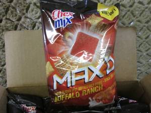 lot 189 image: Case of 8 Bags Chex Mix Buffalo Ran...