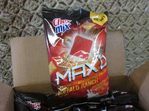 lot 191 image: Case of 8 Bags Chex Mix Buffalo Ran...