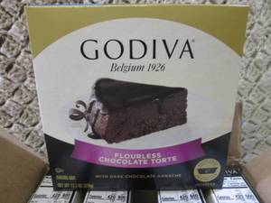 lot 208 image: Case of 5 Boxes Godiva Belgium Flou...