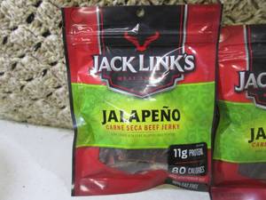 lot 228 image: 3 Bags of Jack Links Jalapeno Beef ...