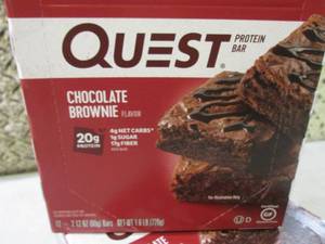 lot 233 image: 36 Quest Chocolate Brownie Protein ...