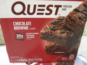 lot 234 image: 36 Quest Chocolate Brownie Protein ...