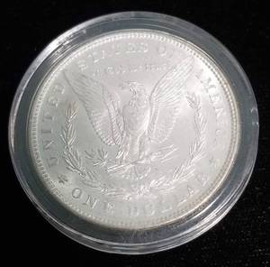1882 MORGAN SILVER DOLLAR BU IN AIRTITE