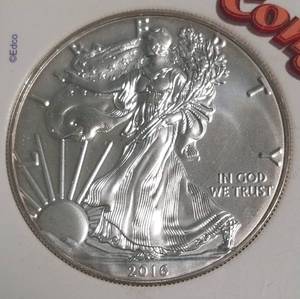 2016 AMERICAN SILVER EAGLE 1 TROY OZ. .999 FINE SILVER DOLLAR