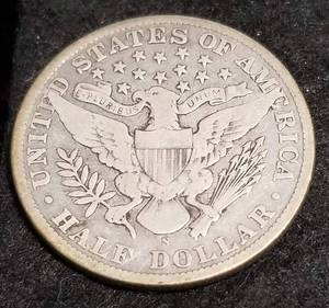 1910-S BARBER HALF DOLLAR