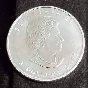 2013 CANADA 1.5 TROY OZ .9999 FINE SILVER POLAR BEAR