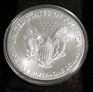 2020 AMERICAN SILVER EAGLE 1 TROY OZ. .999 FINE SILVER IN AIRTITE