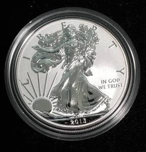 2013 PROOF AMERICAN SILVER EAGLE 2 COIN WEST POINT SILVER SET