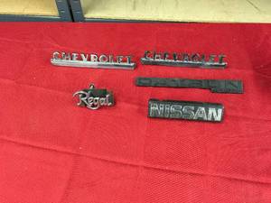 lot 68 image: 5 Vehicle Name Plates