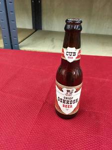 lot 80 image: Chief Oshkosh Beer Bottle
