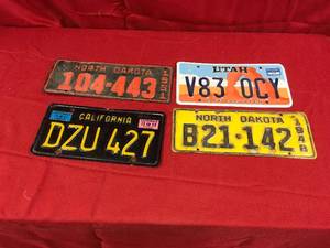 lot 98 image: Four Misc Plates