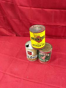 lot 99 image: Three Oil Cans