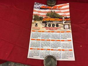 lot 123 image: 2008 BNSF Calendar