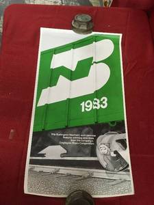 lot 133 image: 1983 BNSF Calendar