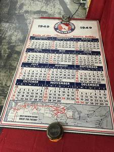 lot 137 image: 1949 Great Northern Railway Calendar