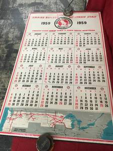 lot 144 image: 1959 Great Northern Railway Calendar
