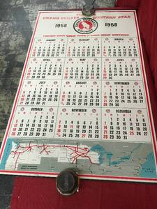 lot 145 image: 1958 Great Northern Railway Calendar