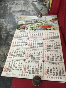 lot 147 image: 1962 Northern Pacific Railway Calendar