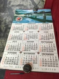 lot 150 image: 1960 Northern Pacific Railway Calendar