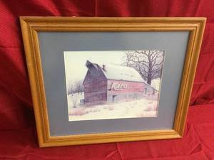 lot 152 image: Karo Barn Photograph W Newspaper Article