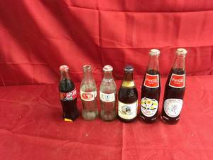 lot 179 image: 6 Specialty Coke Bottles