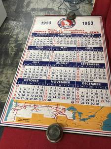 lot 182 image: 1953 Great Northern Railway Calendar