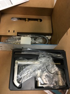 lot 52 image: MOEN. Model # 84763SRN. Genta 8 in. Widespread 2-Handle Bathroom Faucet in Spot Resist Brushed Nickel