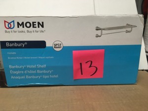 lot 13 image: Banbury Hotel Shelf Brushed Nickel