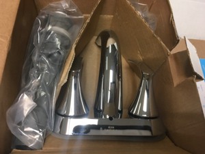 lot 10 image: Moen Darcy 4 in. Centerset 2-Handle Bathroom Faucet in Chrome