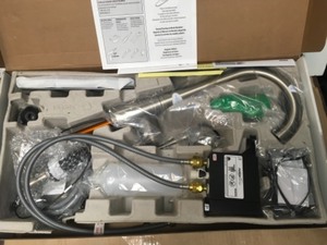 lot 14 image: Moen Haysfield Single-Handle Pulldown Sprayer Touchless Kitchen Faucet wMotionSense and Power Clean in Spot Resist Stainless
