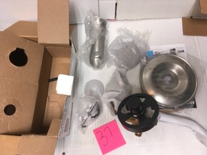 lot 37 image: Moen Darcy Single-Handle 5-Spray 1.75 GPM Tub and Shower Faucet with Valve in Spot Resist Brushed Nickel (Valve Included)