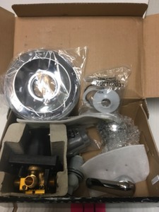 lot 27 image: Delta Classic Single-Handle 5-Spray Shower Faucet in Chrome (Valve Included)