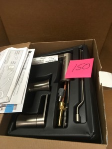 lot 150 image: Lot of 2 Genta 8 in. Widespread 2-Handle Bathroom Faucet in Spot Resist Brushed Nickel