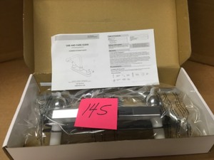 lot 145 image: Glacier Bay Non-Metallic 2-Handle High-Arc Kitchen Faucet in Chrome