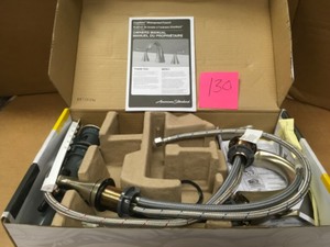 lot 130 image: American Std Chatfield 8 in. Widespread 2-Handle Bathroom Faucet in Brushed Nickel